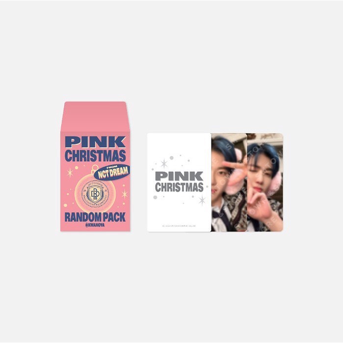 Pink Christmas Photocard Random Pack