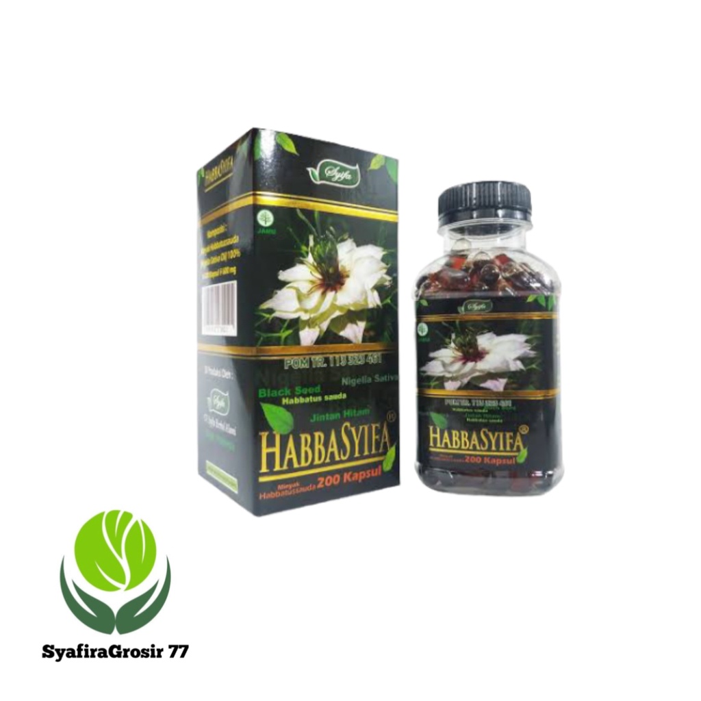 Habbatusauda Habbasyifa Jintan Hitam 200 Kapsul | Habbasyifa Minyak 200 Kapsul