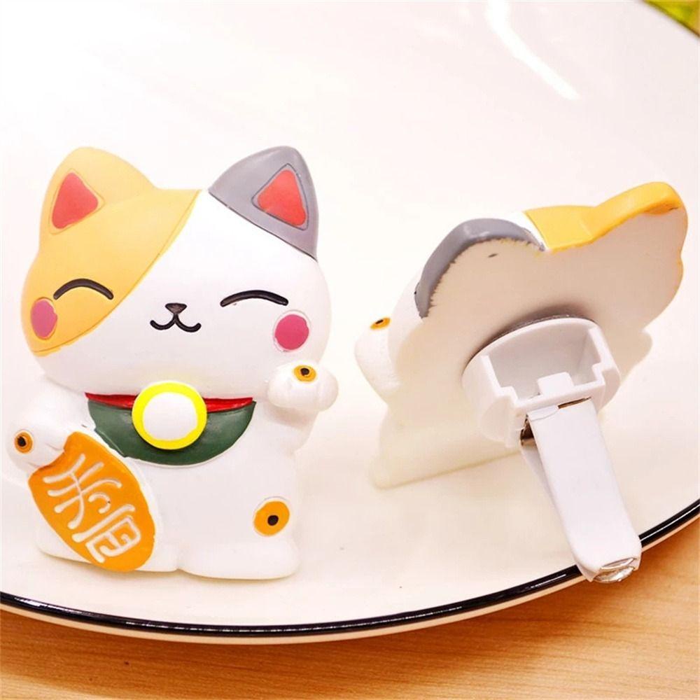 Lanfy Klip Parfum Mobil Car Styling Kartun Mobil Aroma Diffuser Resin Hiasan Mobil Lucky Cat Car Fragrance Diffuser