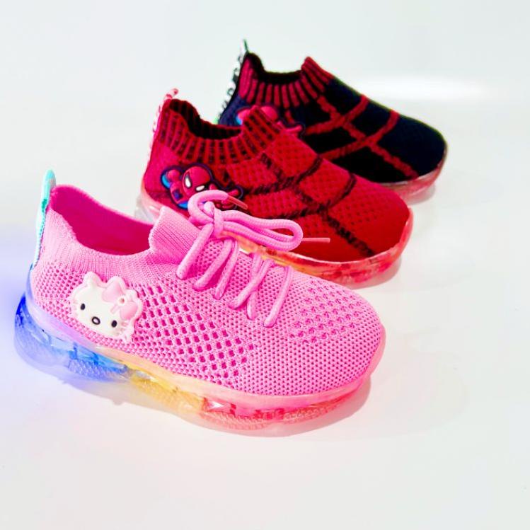 ❂❂❂ Svekes Sepatu Anak Lampu Led Cute Sepatu Import Sepatu Sneakers J024