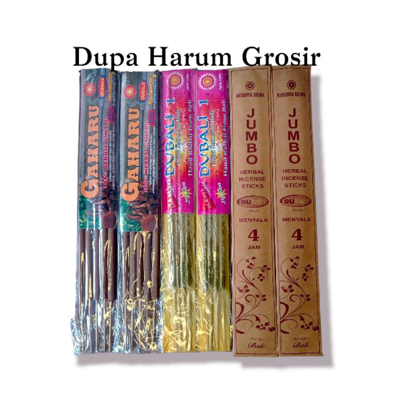 Dupa Hio Aromaterapi Dubali nyala 4 jam