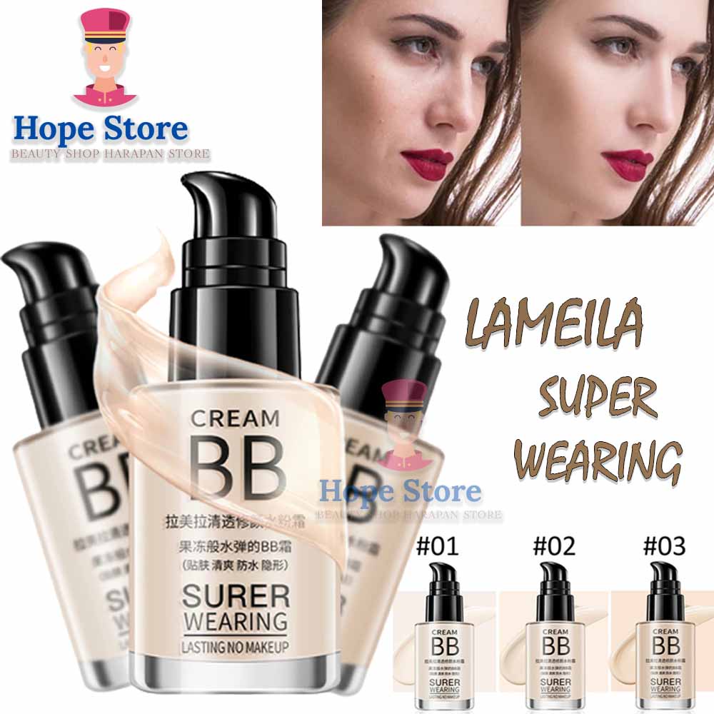 Hope Store - Lameila 1001 Long Lasting Make Up BB Cream Super Wearing / LAMEILA BB Cream Foundation Clarity Beauty