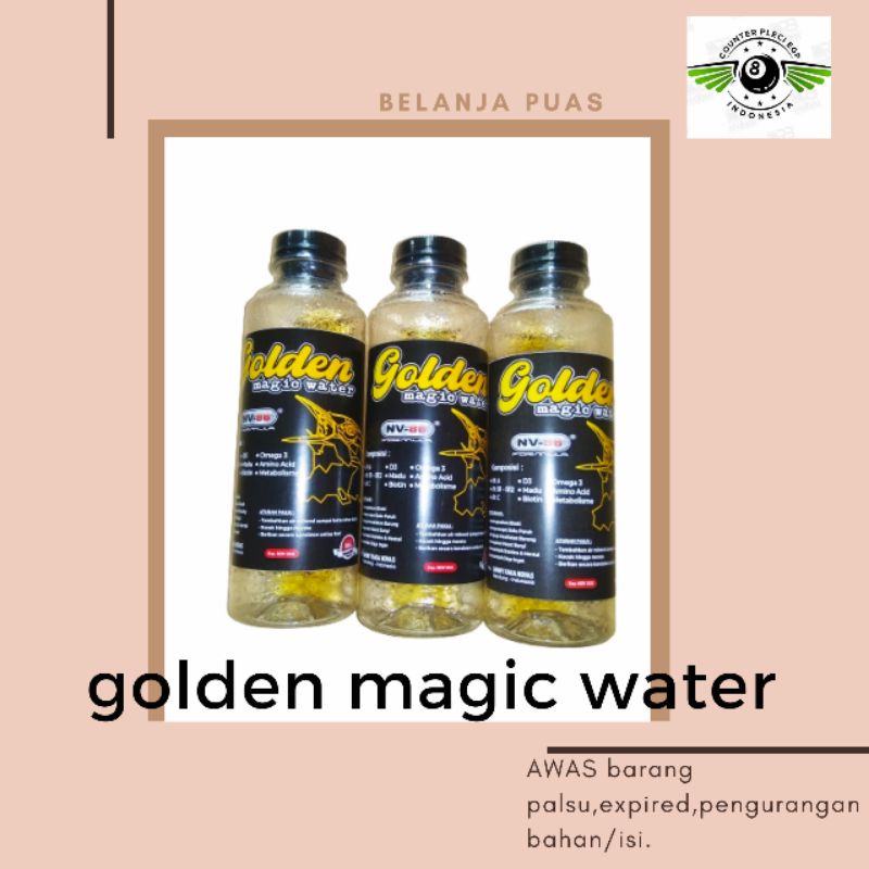 GOLDEN MAGIC WATER NV-88 FORMULA DOPING MULTIVITAMIN BURUNG PLECI GOLDEN MAGIC WATER NV 88 FORMULA