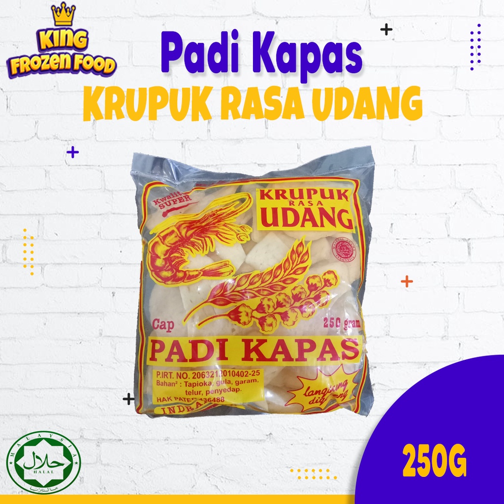 Padi Kapas Krupuk Rasa Udang 250G