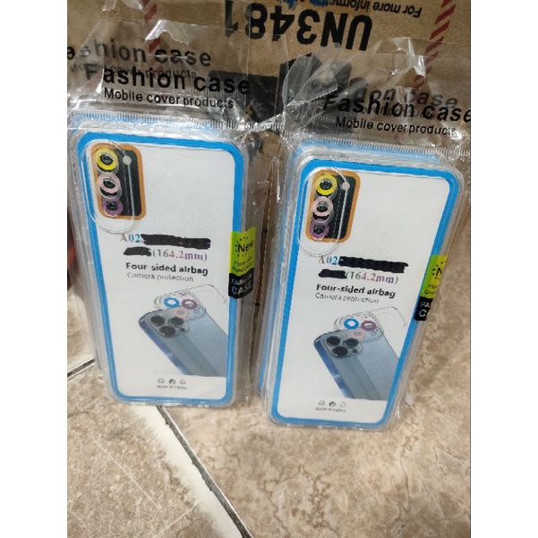 Softcase Samsung A02 M02 Silikon Casing Case Bening Transparan Pelindung Pro Camera