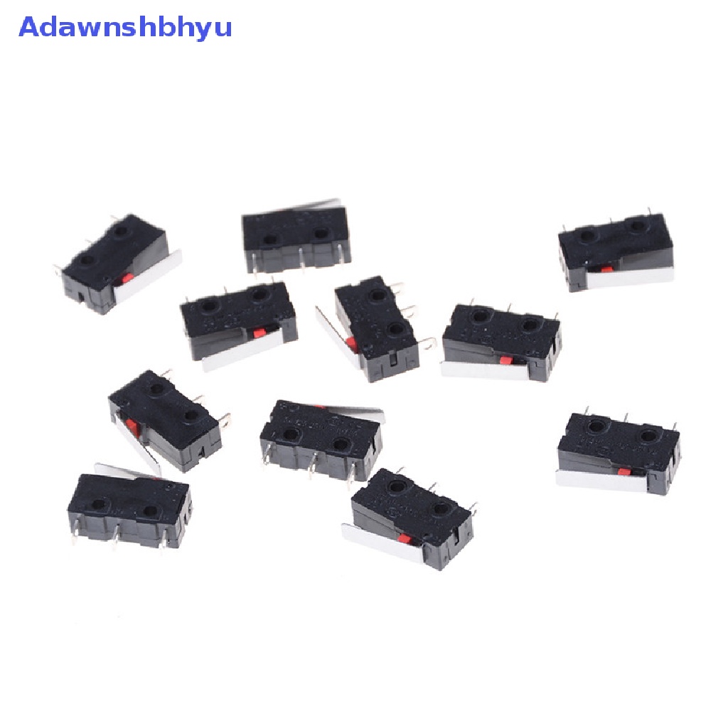 Adhyu 10PCS Limit Switch 3pin N/O N/C 5A 250VAC KW11-3Z Saklar Mikro ID