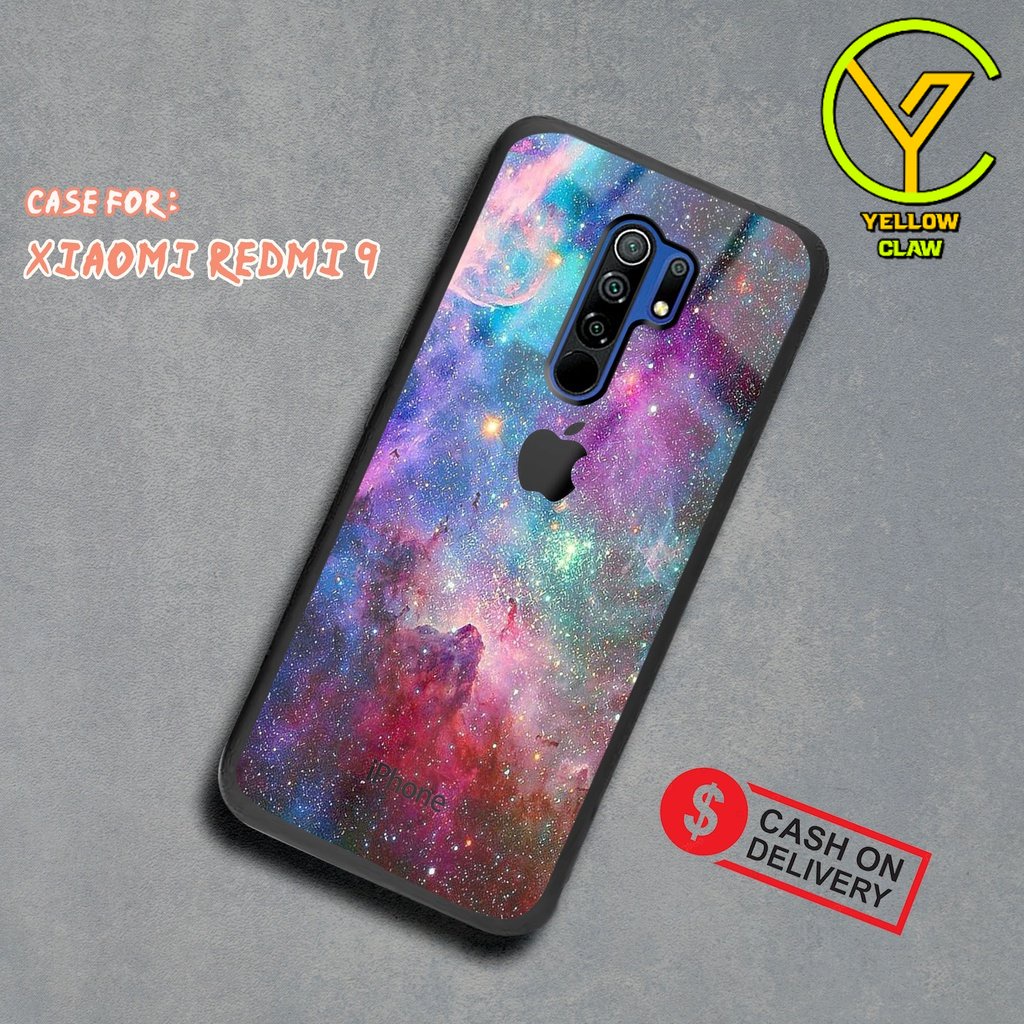 Case Hardcase XIAOMI REDMI 9 Case APPLE 4 2D Case - Cassing Handphone Untuk Pria , Wanita , Dewasa ,