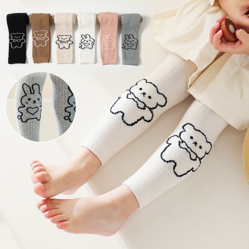 Celana Legging bayi cartoon Rabbit Bear lucu import leging baby