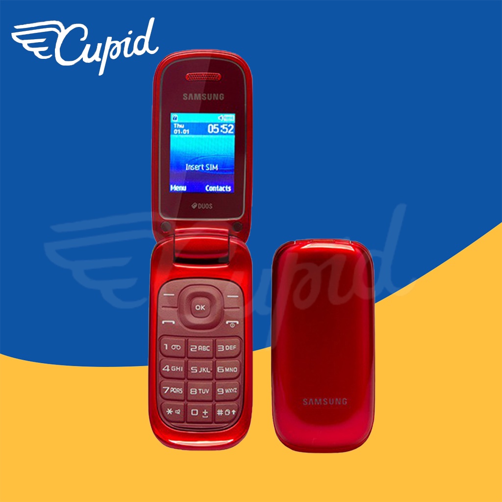 CUPID hp lipat samsung E1272 murah jadul samsung lipat dual sim