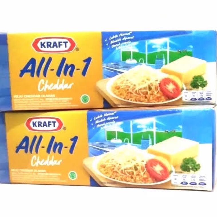 

[KODE KW8IQ] Keju kraft cheddar all in one 2kg