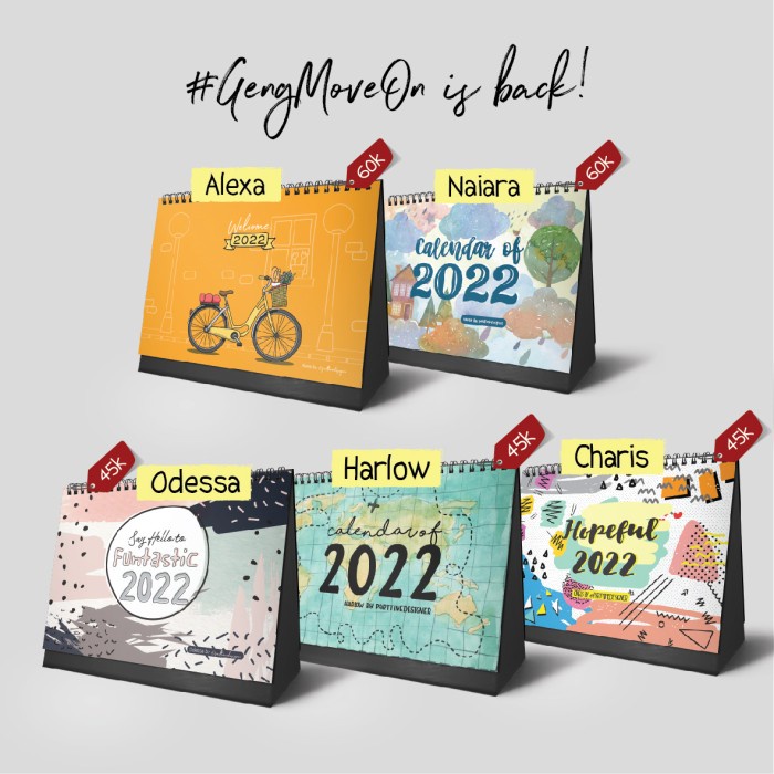 

BIG SALE Kalender Lucu 2022 - Alexa Naira Harlow Charis Odessa Tedra Mr Simple Code 2844