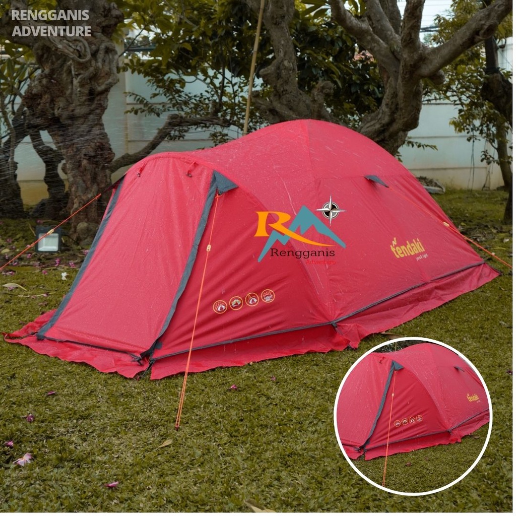 Tenda Camping Java 2 Light TENDAKI 2 - 3 Orang Frame Alloy PU 4000 mm