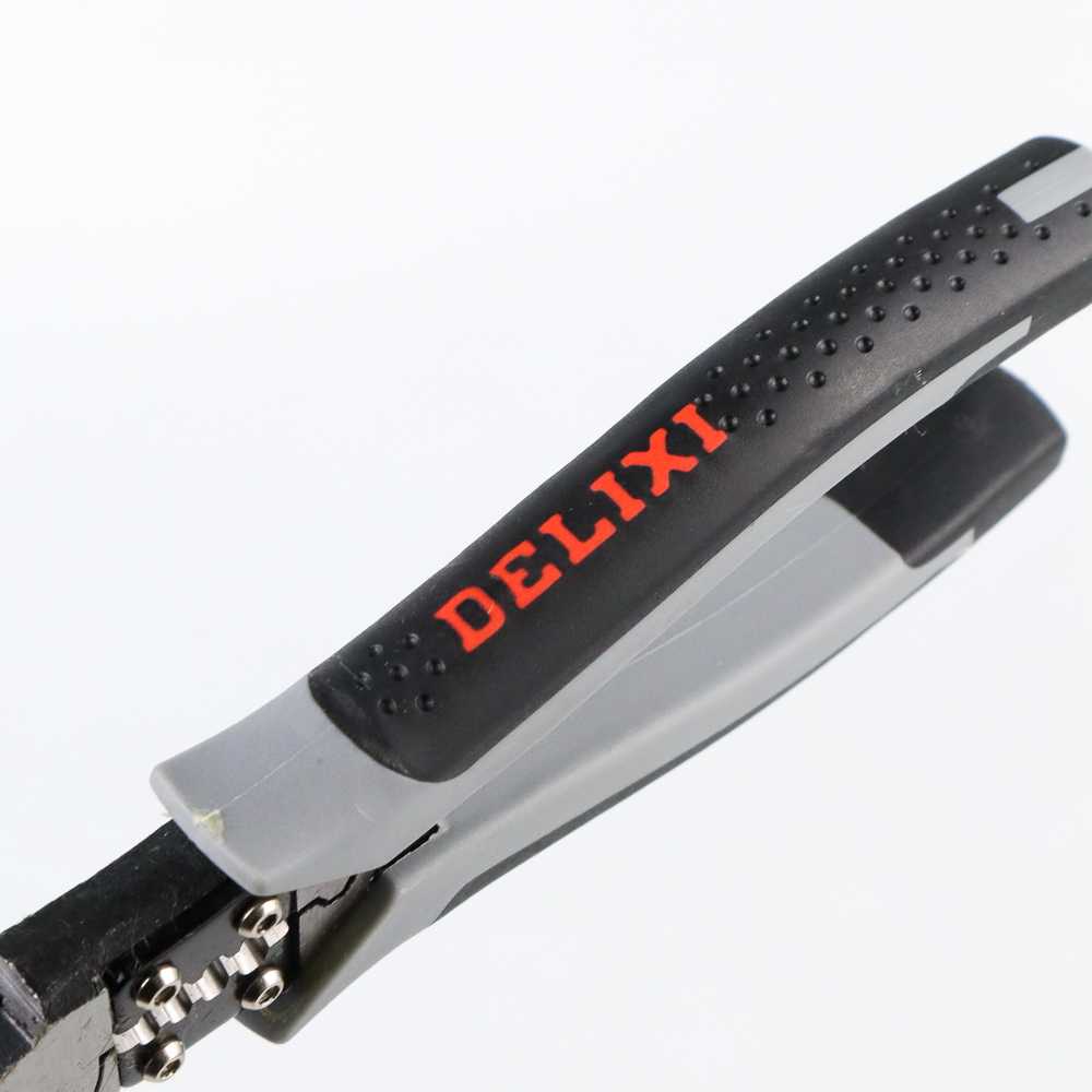 DELIXI Tang Pemotong Kawat CRV Multifungsi Wire Cutter 7 inch - 2104 ( Mughnii )