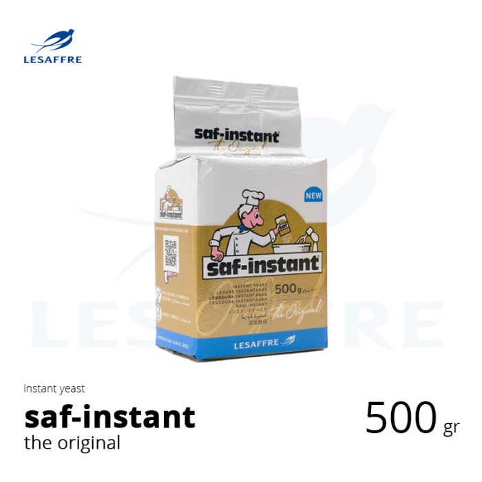 

Ragg Saf Instant Gold Dry Yeast, Ragi Kering Instant Per 500 Gr