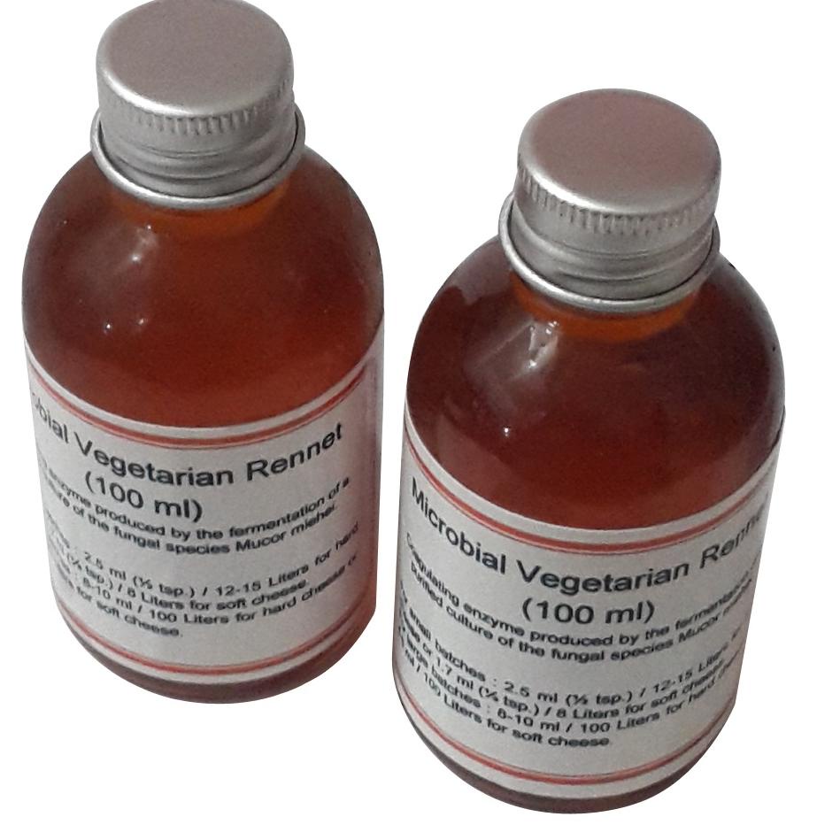 

う Microbial Vegetarian Rennet - bahan pembuatan keju ⤵