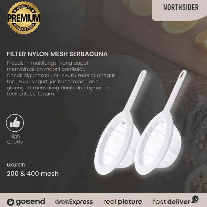 

[BISA COD] SARINGAN FILTER NYLON MESH KOPI - TEH - SUSU KACANG MULTI FUNGSI