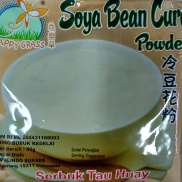 

Soya Bean Curd Powder Happy Grass / Serbuk Puding Kembang Tahu Huay