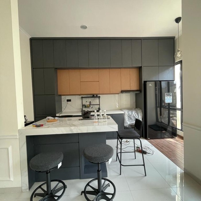 kitchen set hpl minimalis modern custom