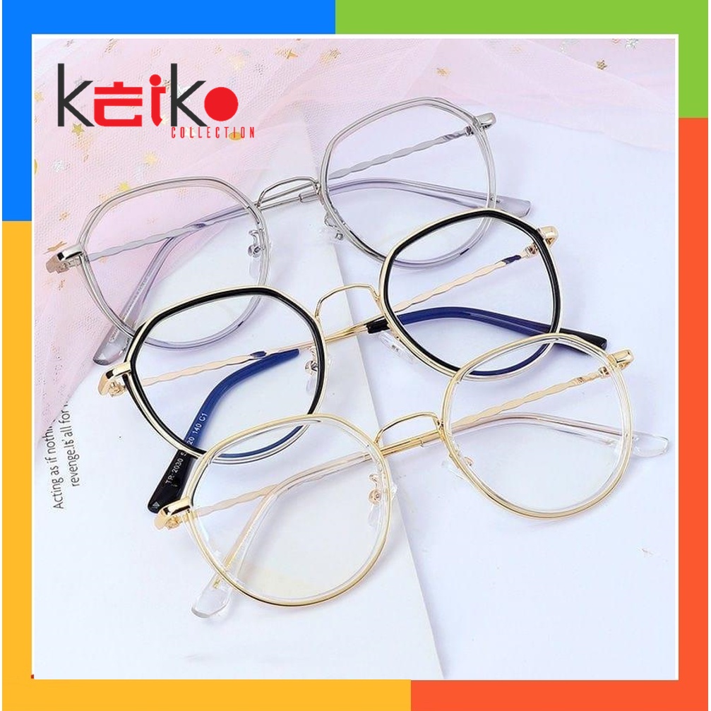 M-AR001 &quot;PROMO&quot; Kacamata Pria/Wanita-Fashion-Retro Anti Radiasi Metal-Sunglasses-Korea K105