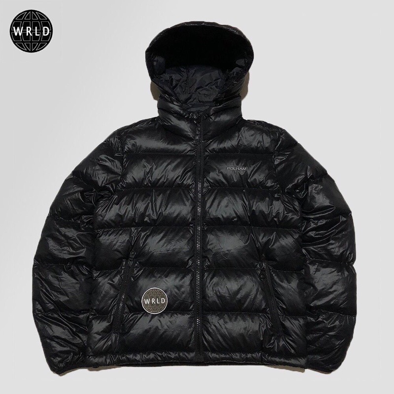 Polham Ultralight Down Hoodie Bulang Bulu angsa ul Berhoodie Hitam Second bekas