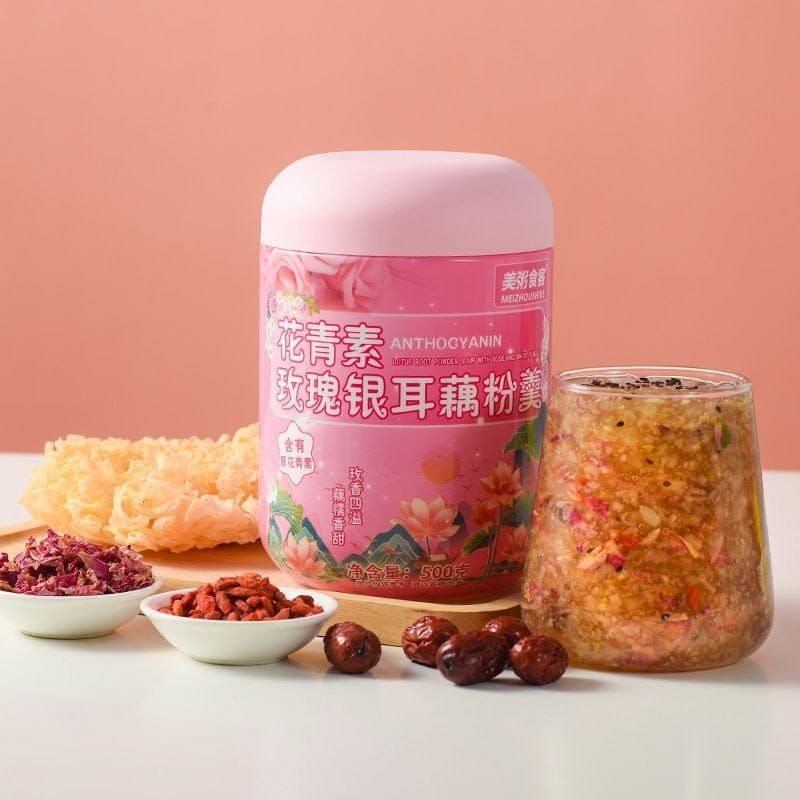 VARIAN TERBARU Ou Fen Lotus Root Pink Rose Collagen
