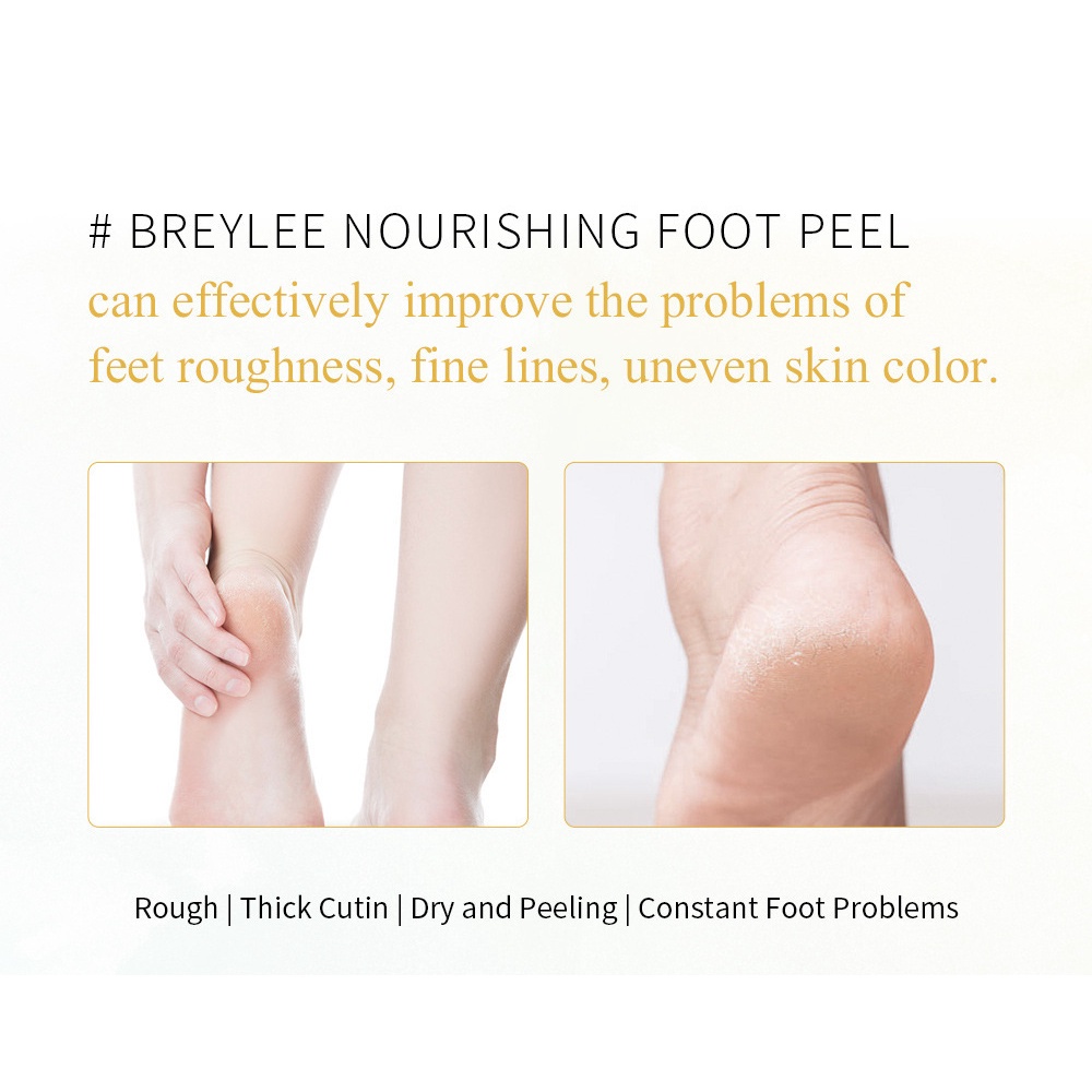 BREYLEE SHEA BUTTER NOURISHING FOOT MASK Masker Kaki Lembut Melembabkan Bergizi 40ml