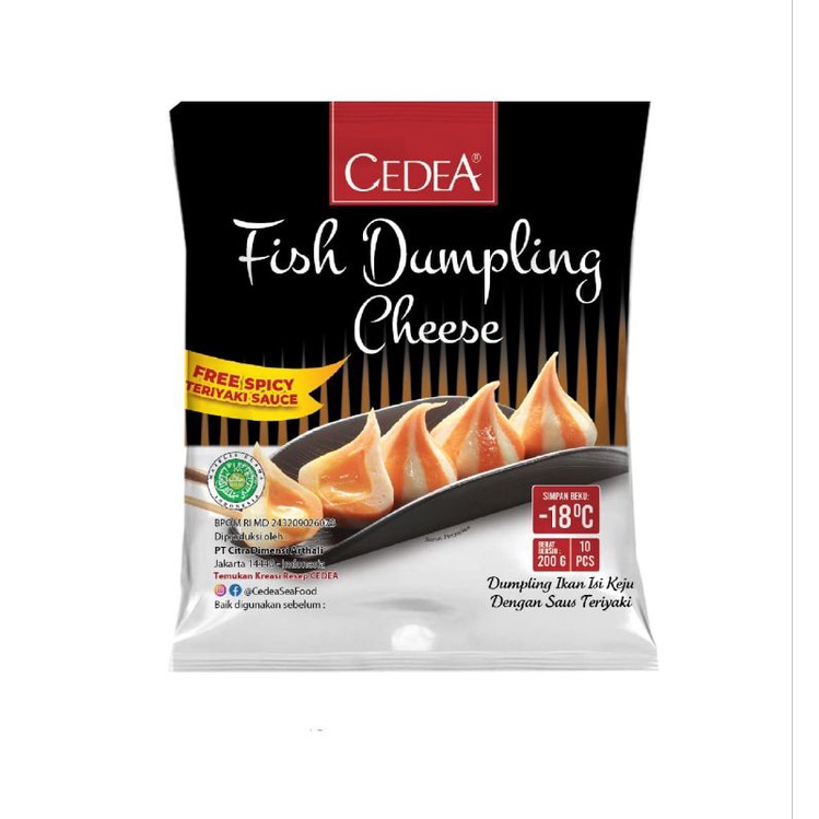 

Cedea Fish Dumpling Cheese 200gr / Chese Dumpling