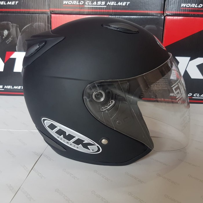 Helm Helm Ink Centro Hitam Doff Murah Sni Half Face All Size