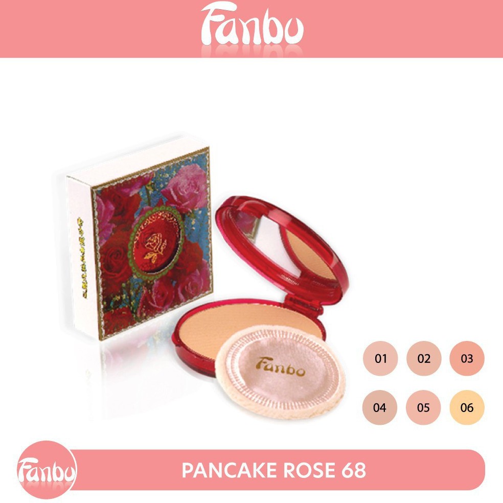 (JB99) Fanbo Pancake Rose 68 / Bedak Padat