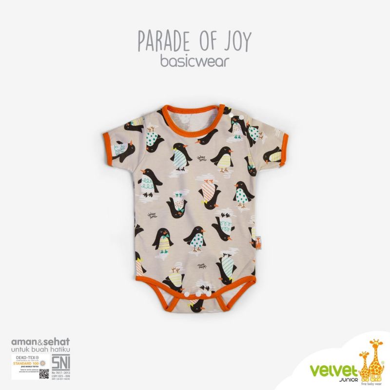 Velvet Jumper Segitiga Parade Of Joy (3 pcs)