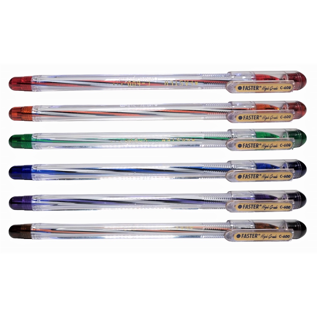 

Faster High Grade C600 Pulpen 0.7 - Hitam