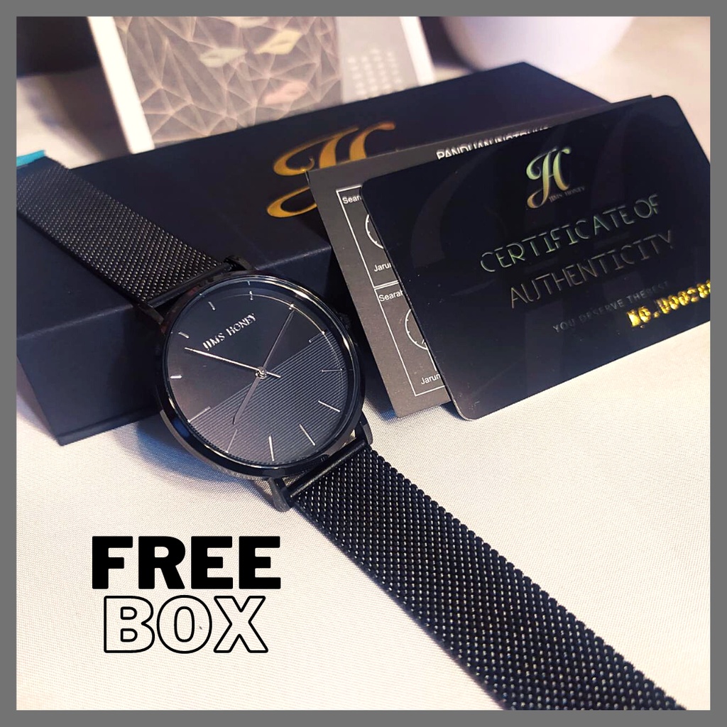 (BISA COD) JAM TANGAN CEWEK TERBARU ANALOG JIMS HONEY IMPORT PROMO FREE BOX JHW 01