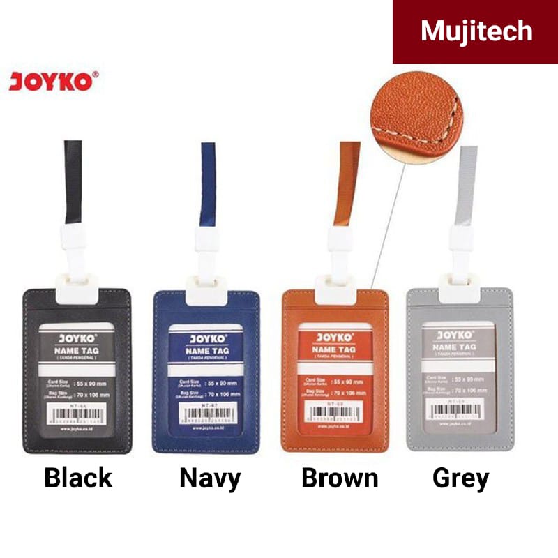 

NAME TAG KULIT JOYKO NT 66 - 69 / TANDA PENGENAL GANTUNGAN KARTU NAMA