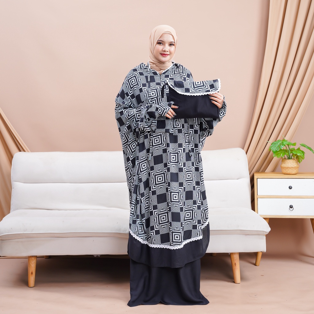 nivva.official mukena dewasa 2 in 1 tunik