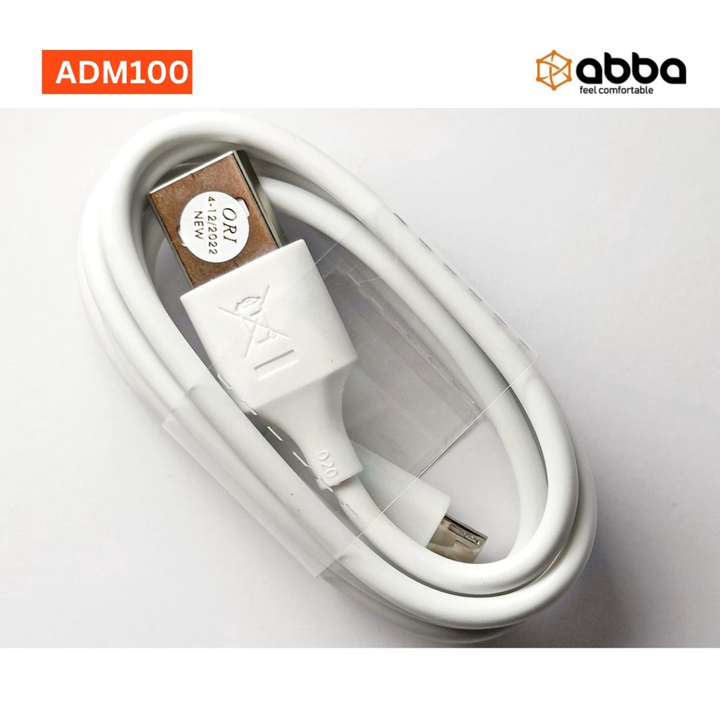 KABEL DATA ABBA ADM100 MIKRO USB MAX 3.0A QUICK CHARGER