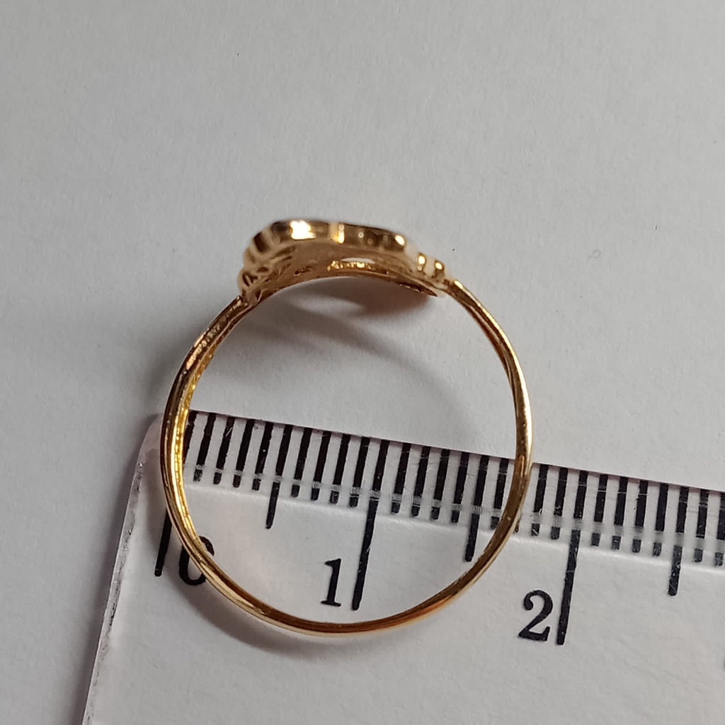 Cincin emas 17K - 1.45 gr kadar 750 - 3865