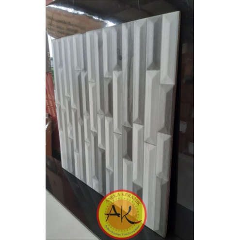 Keramik Lantai Dinding Kasar Matt Motif Batu Alam Timbul 40x40 Nexus Grey