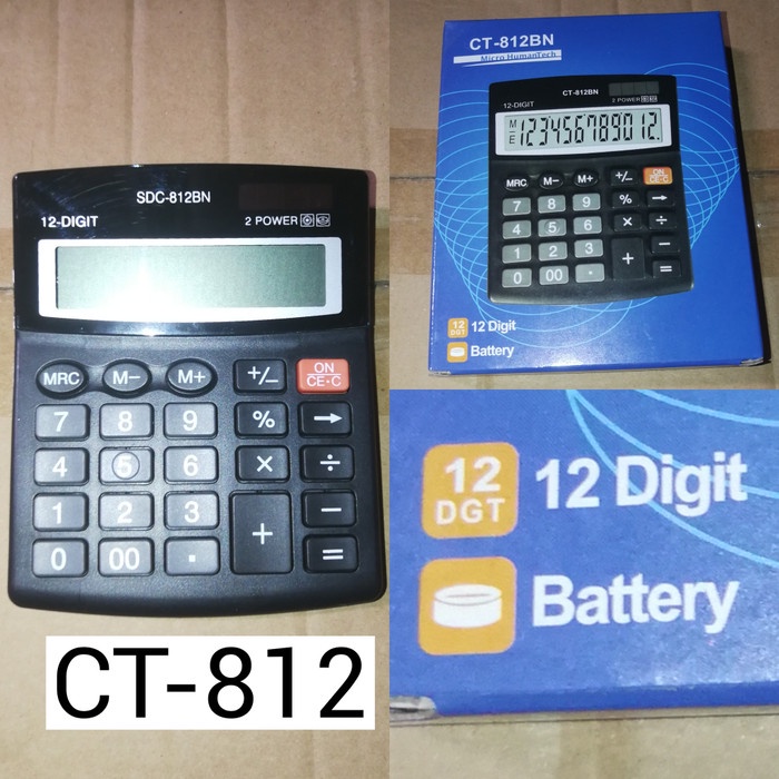 

TERUJI Kalkulator ATN CT-812 12 Digit