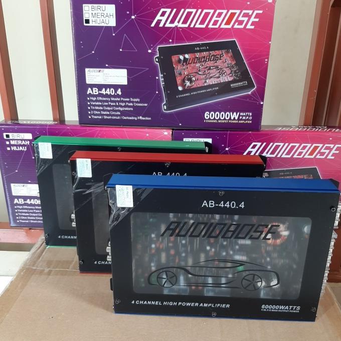 POWER 4 CH AUDIOBOSE AB-1290 AMPLIFIER AUDIOBOSE POWER MOBIL AMPLIFIER