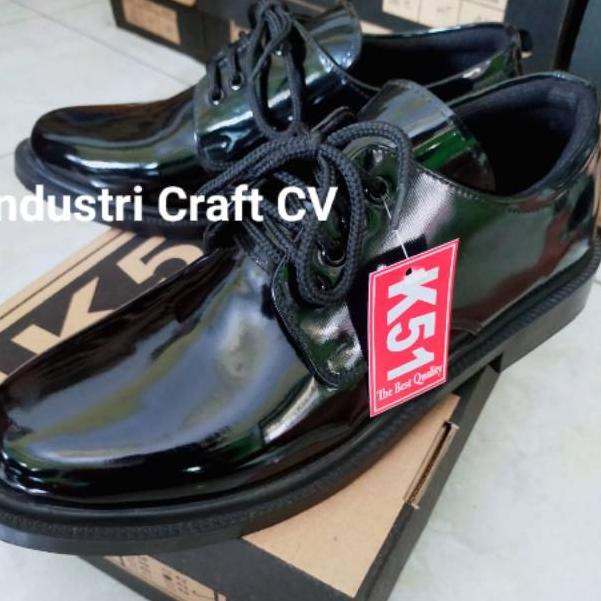 Langsung Kirim Sepatu PDH Pendek 01 TNI AD AL AU Sepatu Dinas Kerja PDH Pria Tali Satpam Security TN