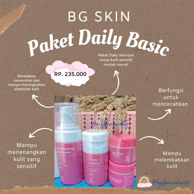 Jual BG SKIN Beauty Glow Paket BG Paket Luxury Paket Acne Paket ...