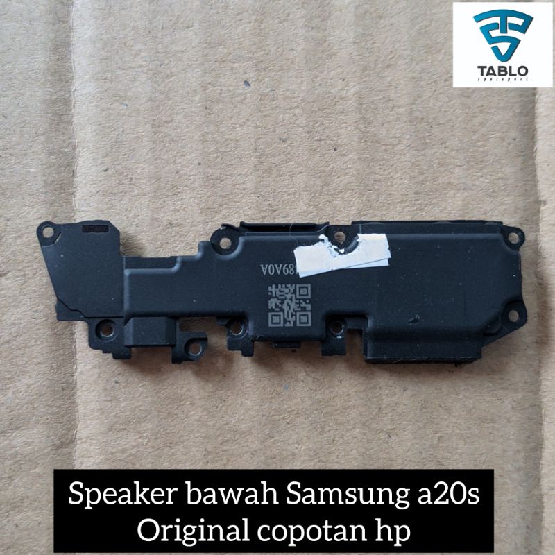 speaker bawah utama Samsung a20s original  copotan hp