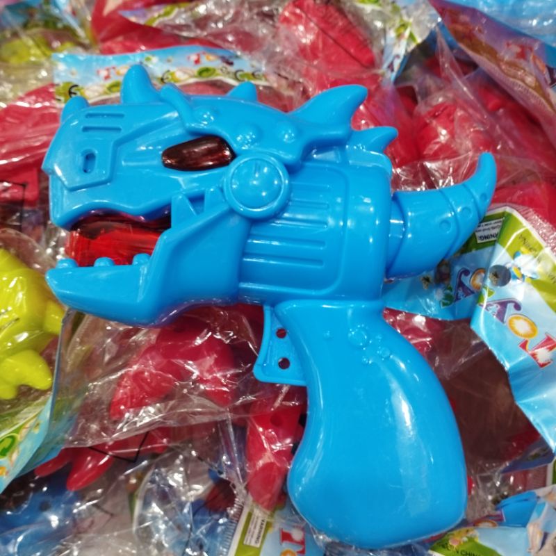 MAINAN ANAK TEMBAK BATRE KARAKTER DINOSAURUS DAN HIU SHARK NYALA SOUND LAMPU