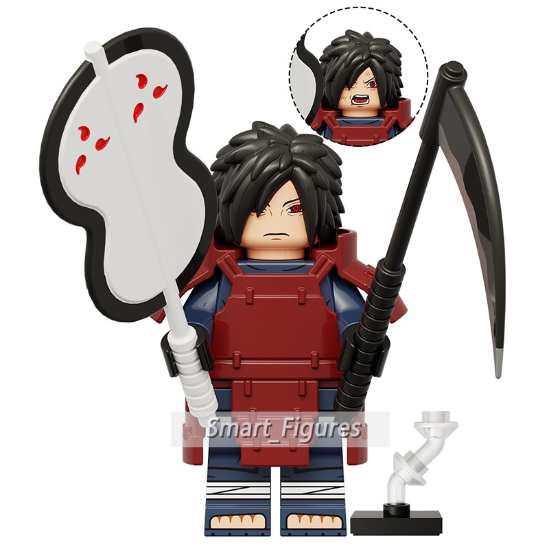 Naruto Minifigures Senju Hashirama Namikaze Minato Uchiha Madara Sarutobi Hiruzen Mainan Hadiah Mini Figure KDL814