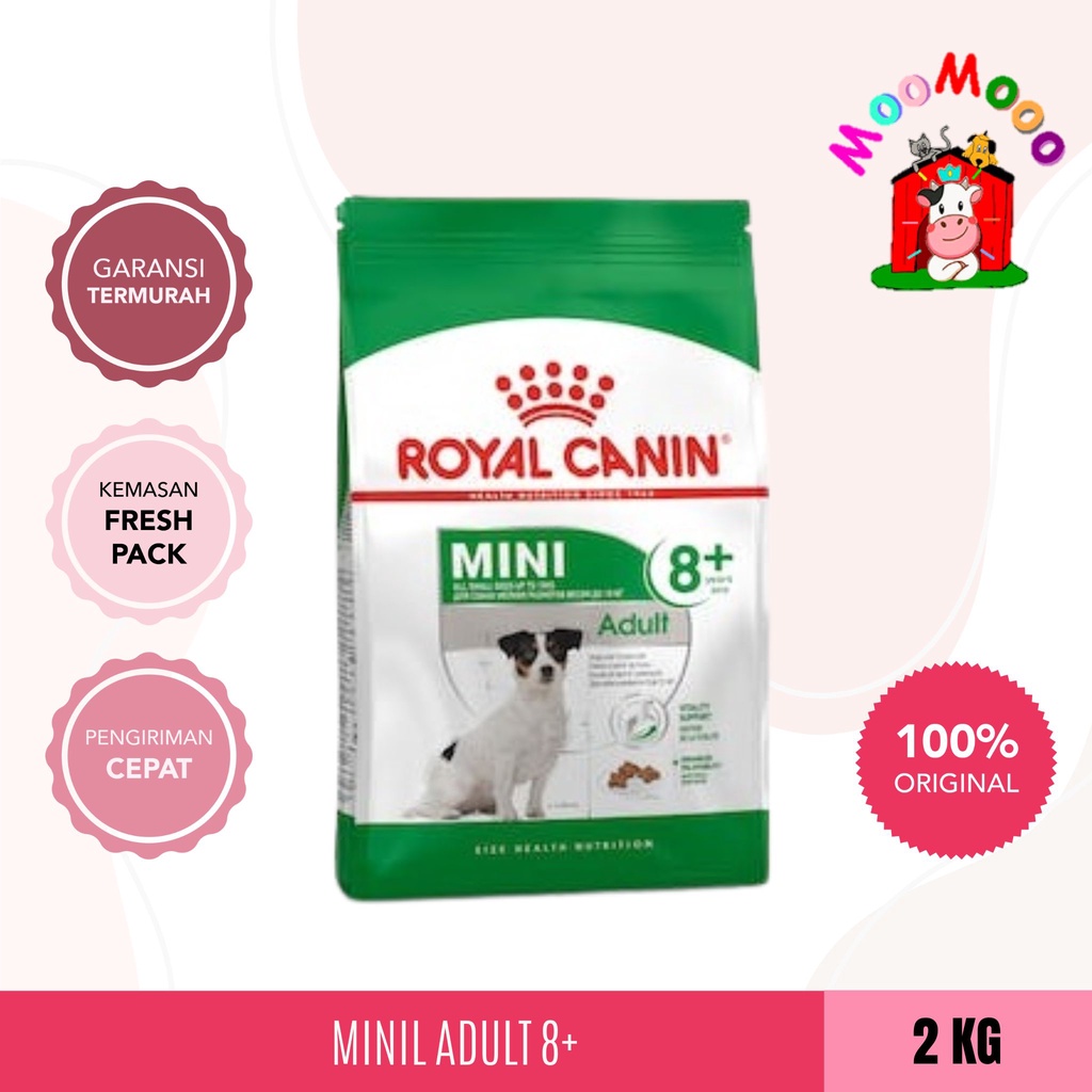 Royal Canin Mini Adult 8+ 2kg - Makanan Anjing Senior / Dog Food