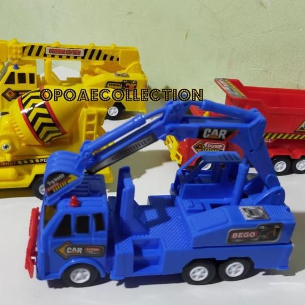 ㅻ 1 pcs mainan mobil truck truk bego molen enginering tersedia 4 seri ukuran kecil ゼ