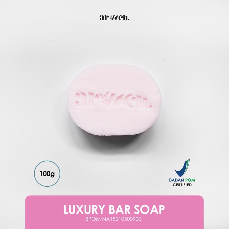 ❤ MEMEY ❤ ARVVEN Luxury Bar Soap With Alpha Arbutin DNA Salmon