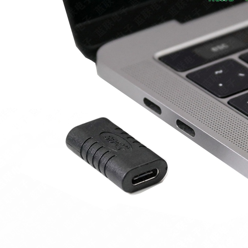 Zzz 1pasang Adaptor Converter Tipe C Female Ke Female Kabel Charge Untuk Tablet Laptop