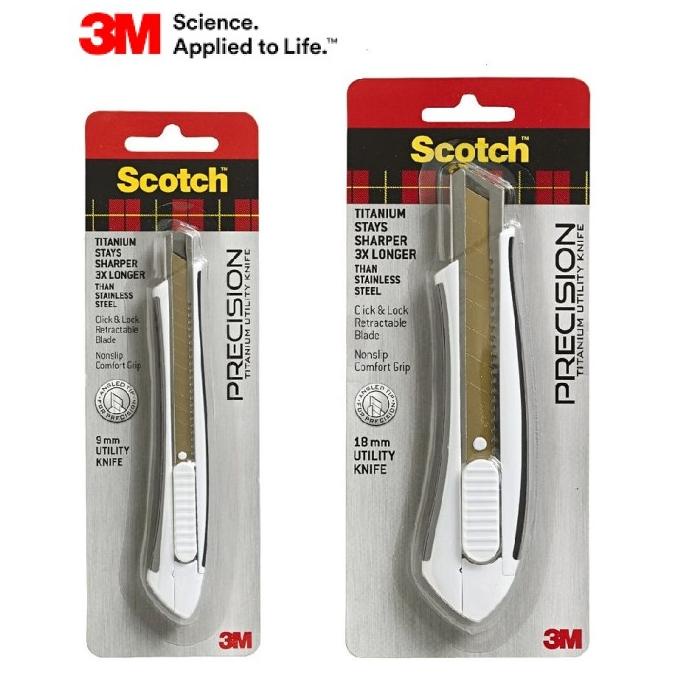

Cutter Emas Scotch Precision Titanium 3M 9mm & 18mm / Utility Knife