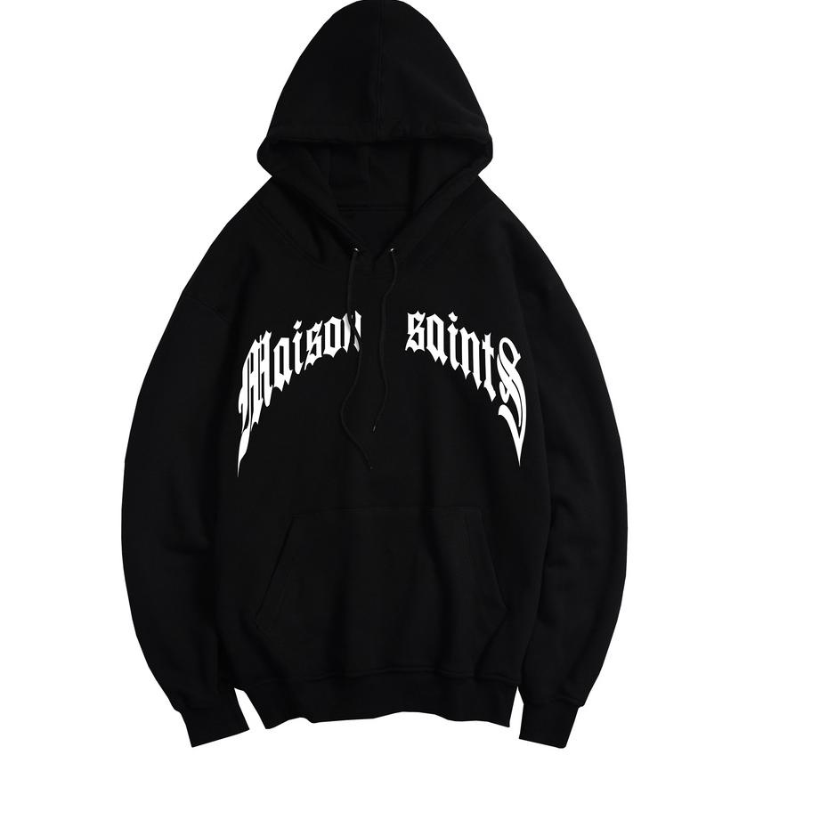 Sale Terbatas MRJN - Black Hoodie Maison Saint